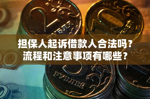 北京担保人起诉借款人合法吗？流程和注意事项有哪些？
