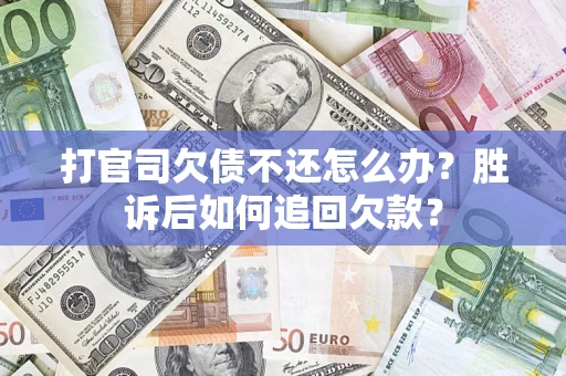 北京打官司欠债不还怎么办？胜诉后如何追回欠款？