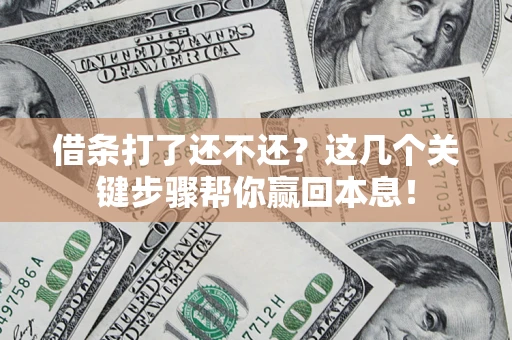 北京借条打了还不还？这几个关键步骤帮你赢回本息！