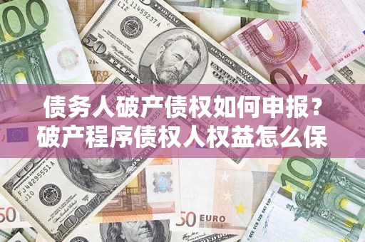 北京债务人破产债权如何申报？破产程序债权人权益怎么保障？