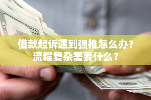 北京借款起诉遇到强推怎么办？流程复杂需要什么？
