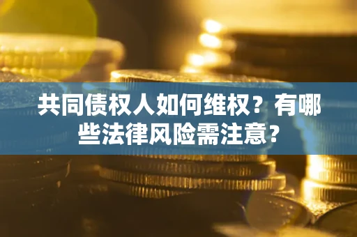 北京共同债权人如何维权？有哪些法律风险需注意？