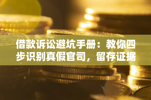 北京借款诉讼避坑手册：教你四步识别真假官司，留存证据不踩雷