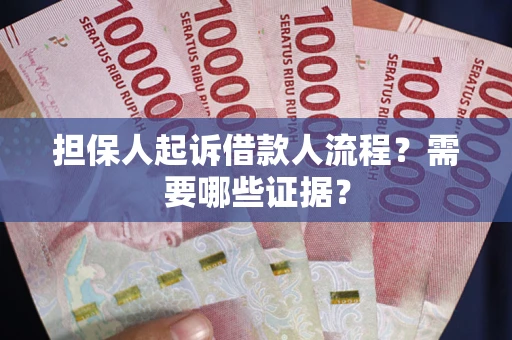 北京担保人起诉借款人流程？需要哪些证据？