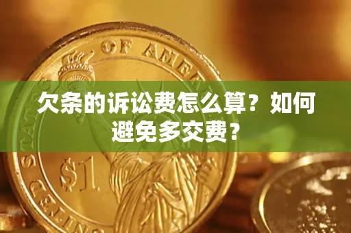 北京欠条的诉讼费怎么算？如何避免多交费？